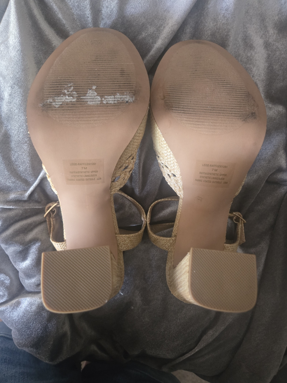 Steve Madden Lexie Raffia Size 7 - Picture 5 of 7
